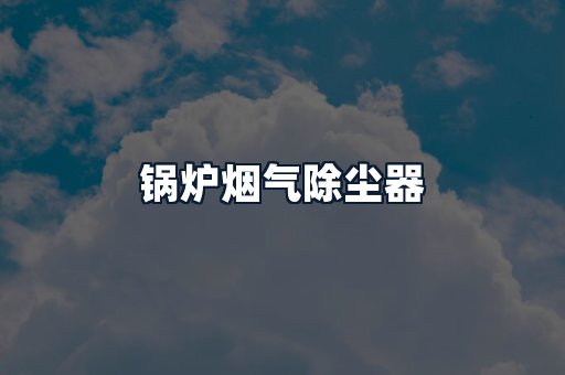 锅炉烟气除尘器